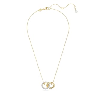 Foto 2 | Collar Con Colgante Swarovski Dextera Con Forma De Lazo Entrelazado, Transparente - Venta Internacional.