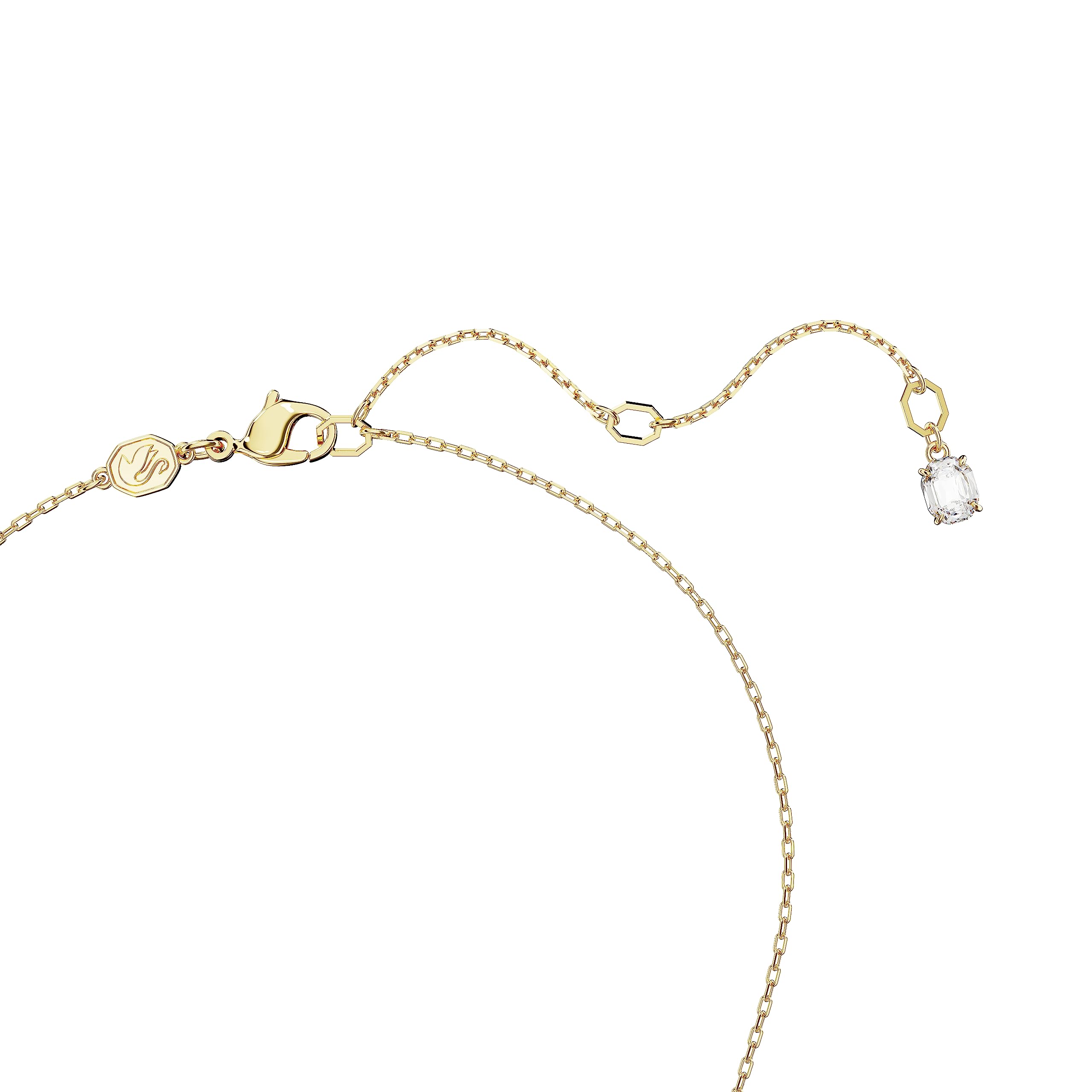 Foto 4 pulgar | Collar Con Colgante Swarovski Dextera Con Forma De Lazo Entrelazado, Transparente - Venta Internacional.