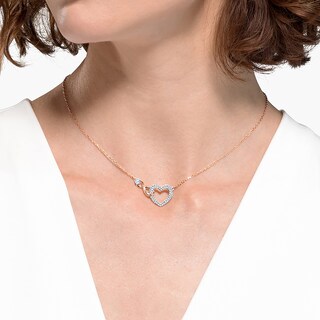 Foto 4 | Conjunto De Joyas: Collar Y Pendientes Swarovski Infinity Con Cristales - Venta Internacional.