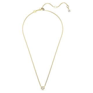 Foto 2 | Collar Con Colgante Swarovski Imber Con Cristal Transparente En Tono Dorado - Venta Internacional.