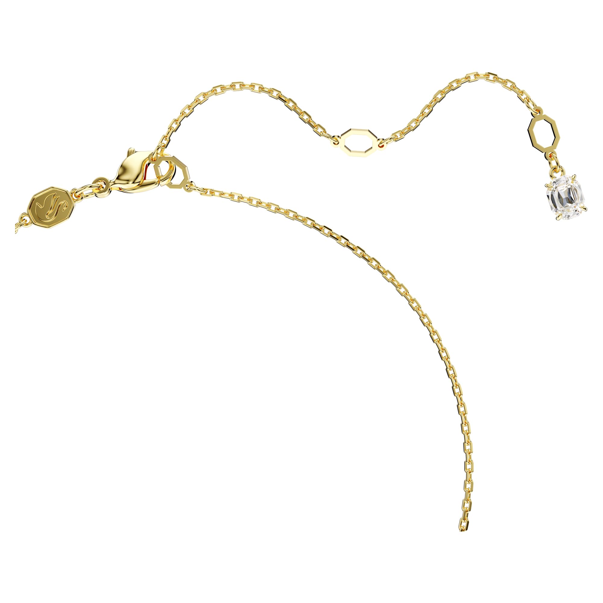 Foto 4 pulgar | Collar Con Colgante Swarovski Imber Con Cristal Transparente En Tono Dorado - Venta Internacional.