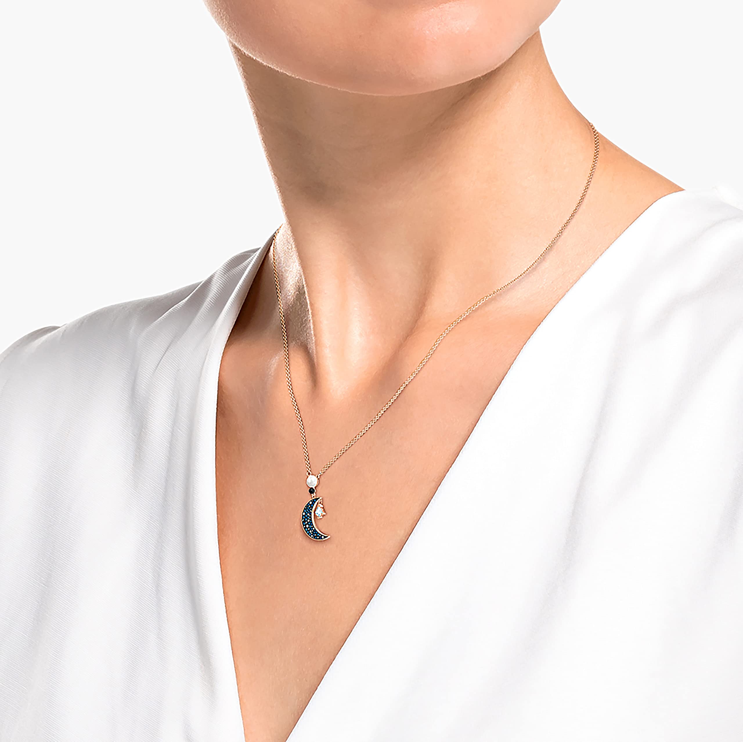 Foto 4 pulgar | Collar Swarovski Symbolic Collection Moon Con Cristales - Venta Internacional.