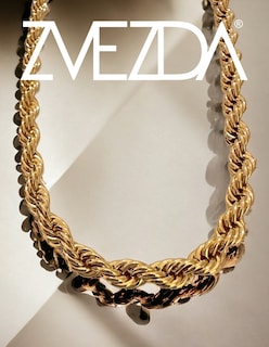 Foto 5 | Cadena Zvezda Torsal, Chapa De Oro Amarillo De 18k