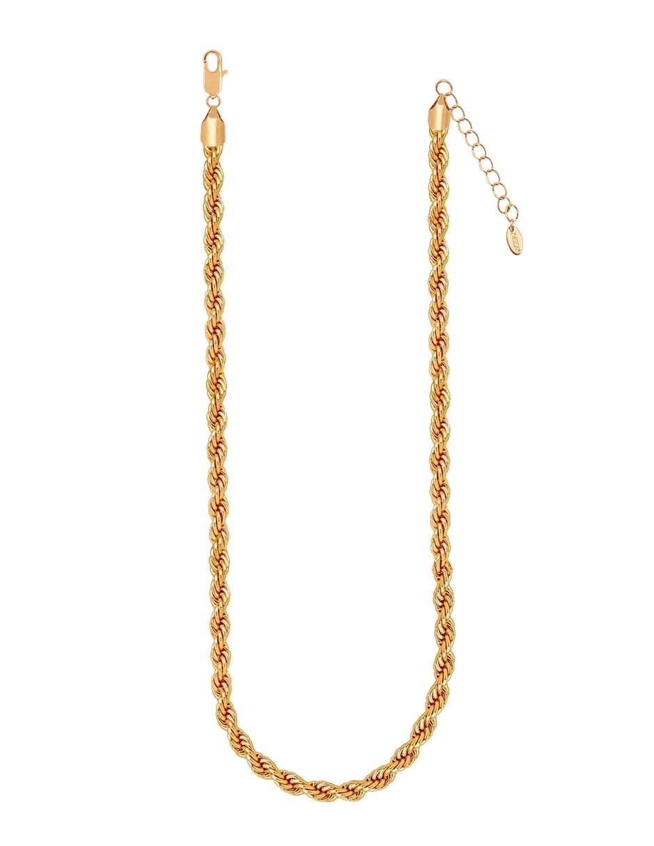 Foto 7 pulgar | Cadena Zvezda Torsal, Chapa De Oro Amarillo De 18k