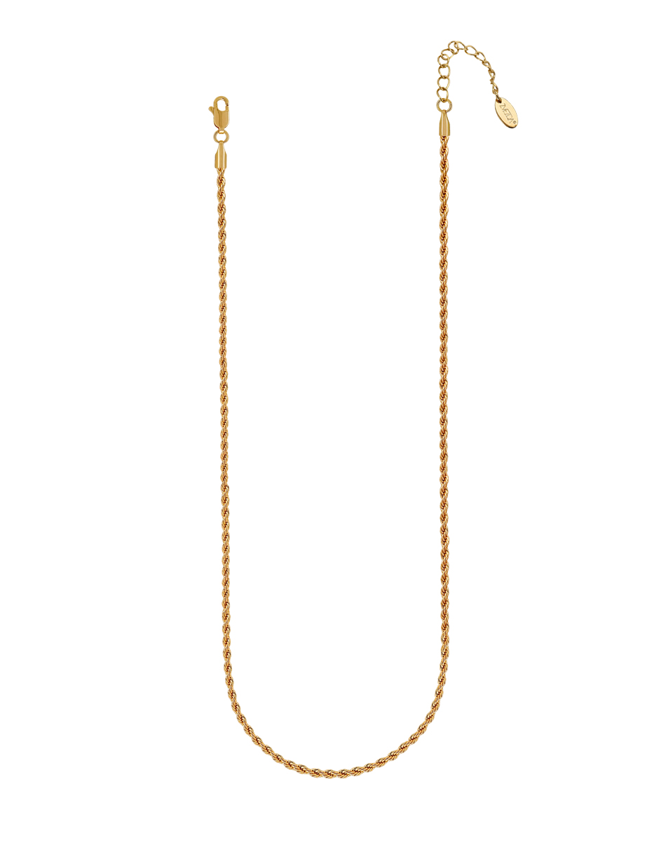 Foto 7 pulgar | Cadena Zvezda Torsal, Chapa De Oro Amarillo De 18k