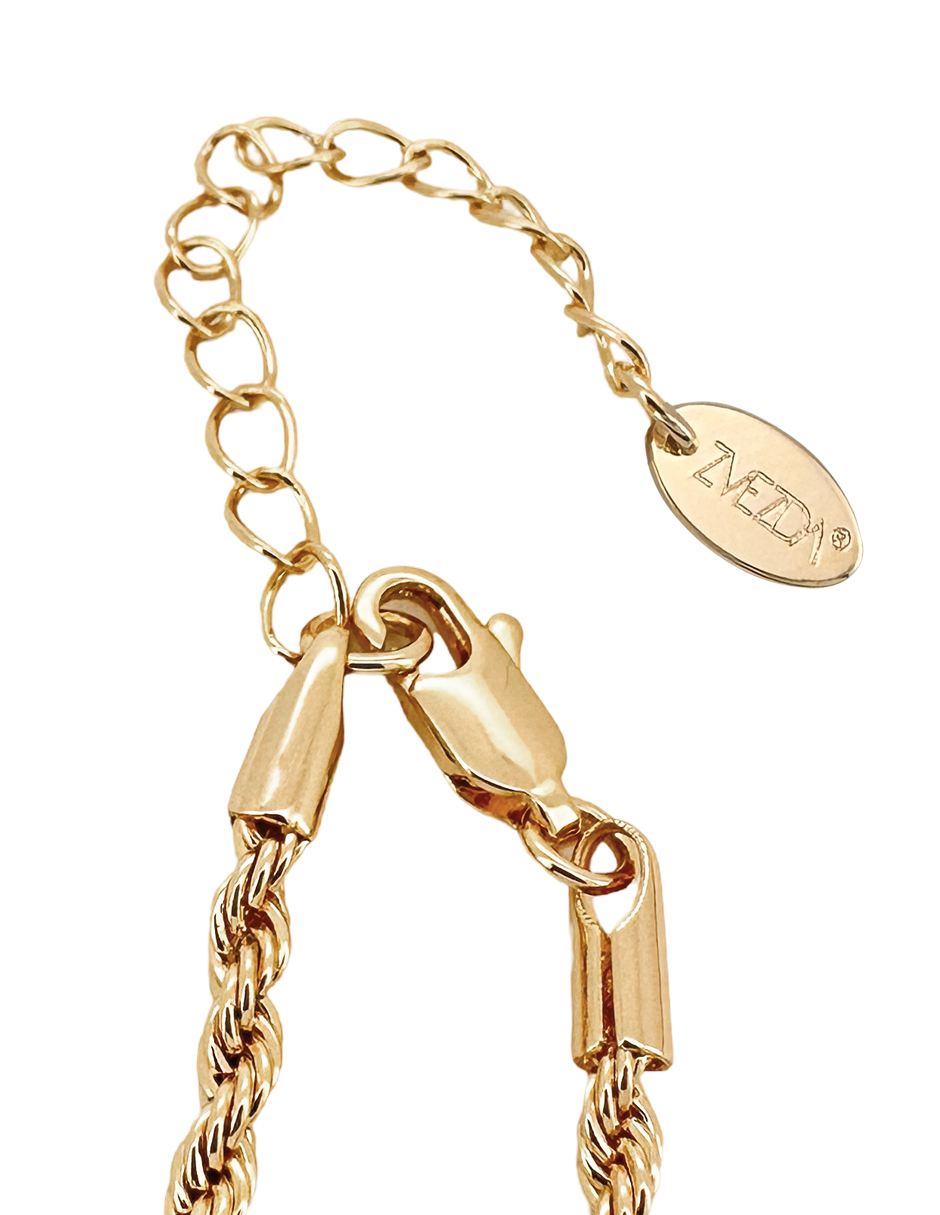 Foto 8 pulgar | Cadena Zvezda Torsal, Chapa De Oro Amarillo De 18k