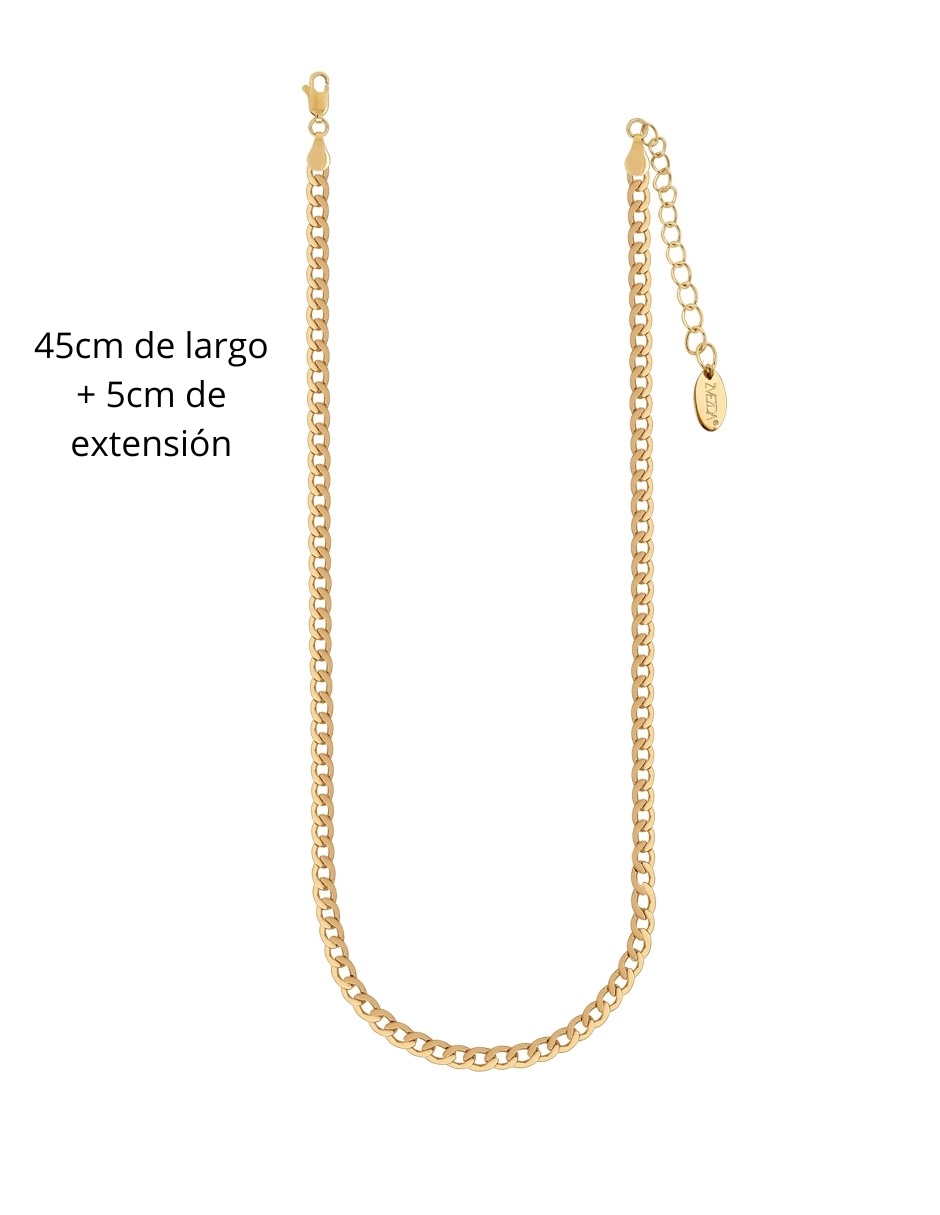 Foto 9 pulgar | Cadena Zvezda Barbada, Chapa De Oro Amarillo De 18k