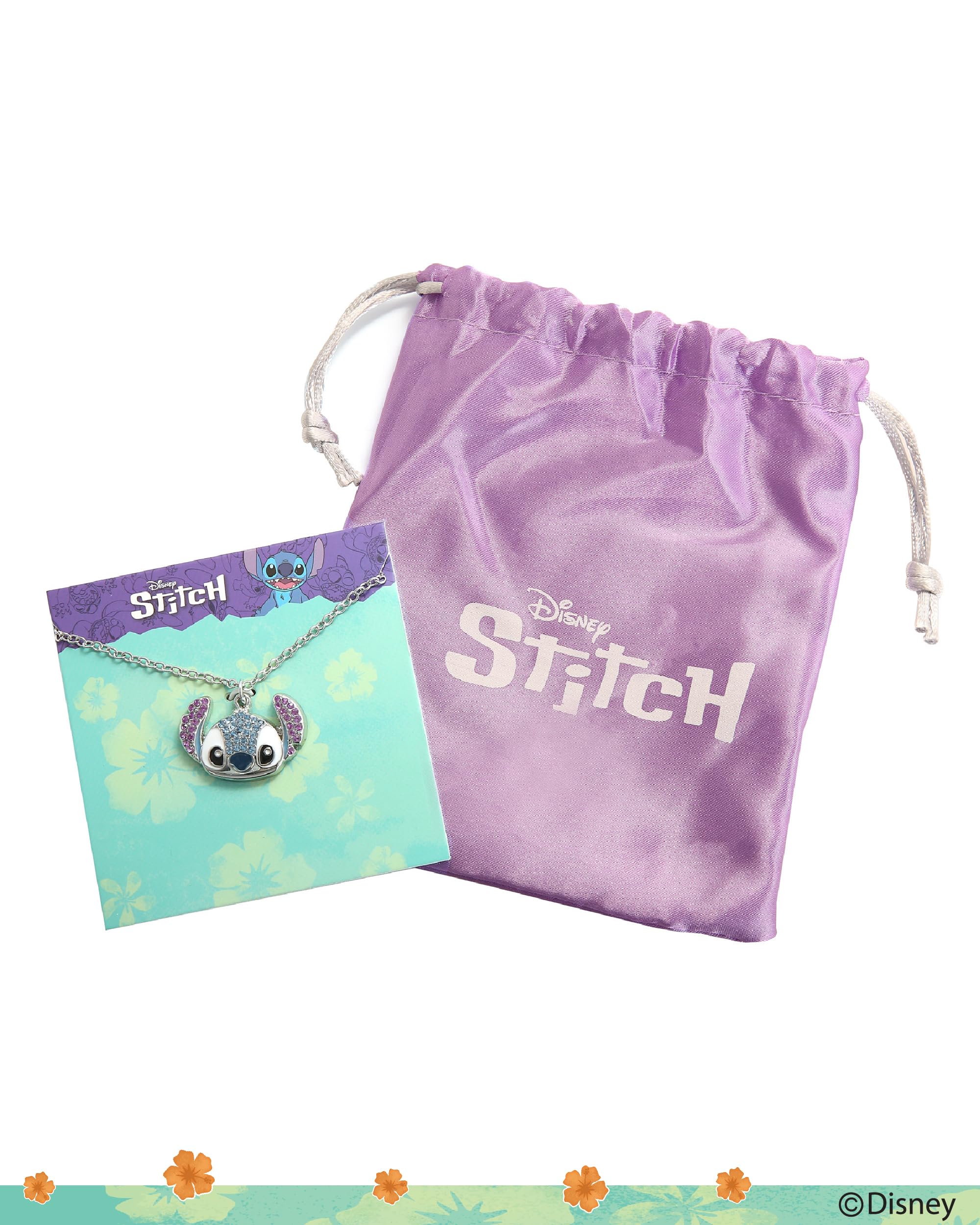 Foto 6 pulgar | Collar Disney Stitch para Mujer de 40 + 7 cm - Venta Internacional