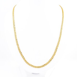 Foto 3 | Cadena Barbada The Golden Store Chapa De Oro 18k