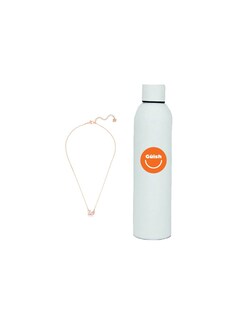 Foto 1 | Collar De Cisne Plata + Termo De Agua Güish