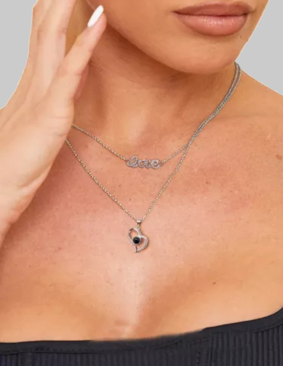 Foto 5 | Collar con Rosa Eterna + Termo Güish