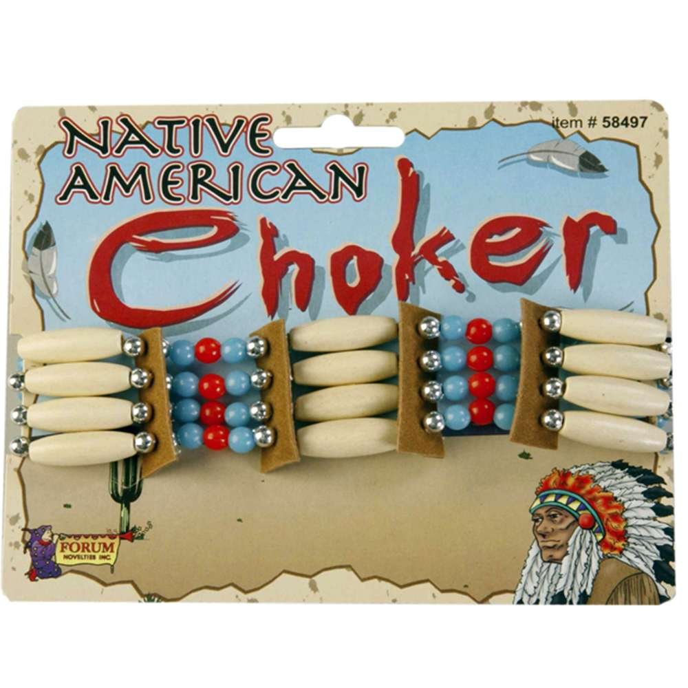 Gargantilla Forum Novelties Con Cuentas De Nativos Americanos - Venta Internacional.
