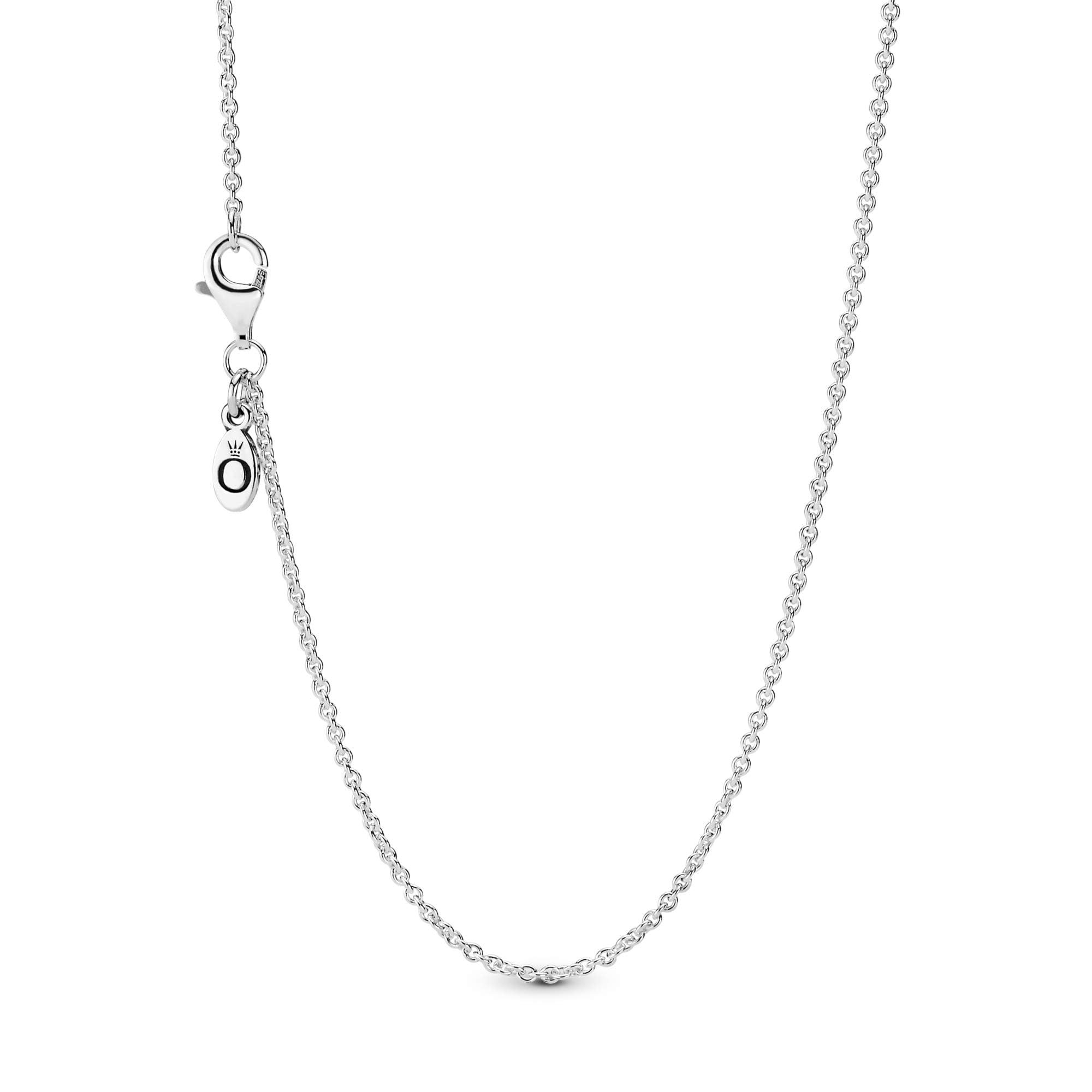 Foto 3 pulgar | Collar De Cadena Tipo Cable Pandora Classic, Plata De Ley, 45 Cm - Venta Internacional.