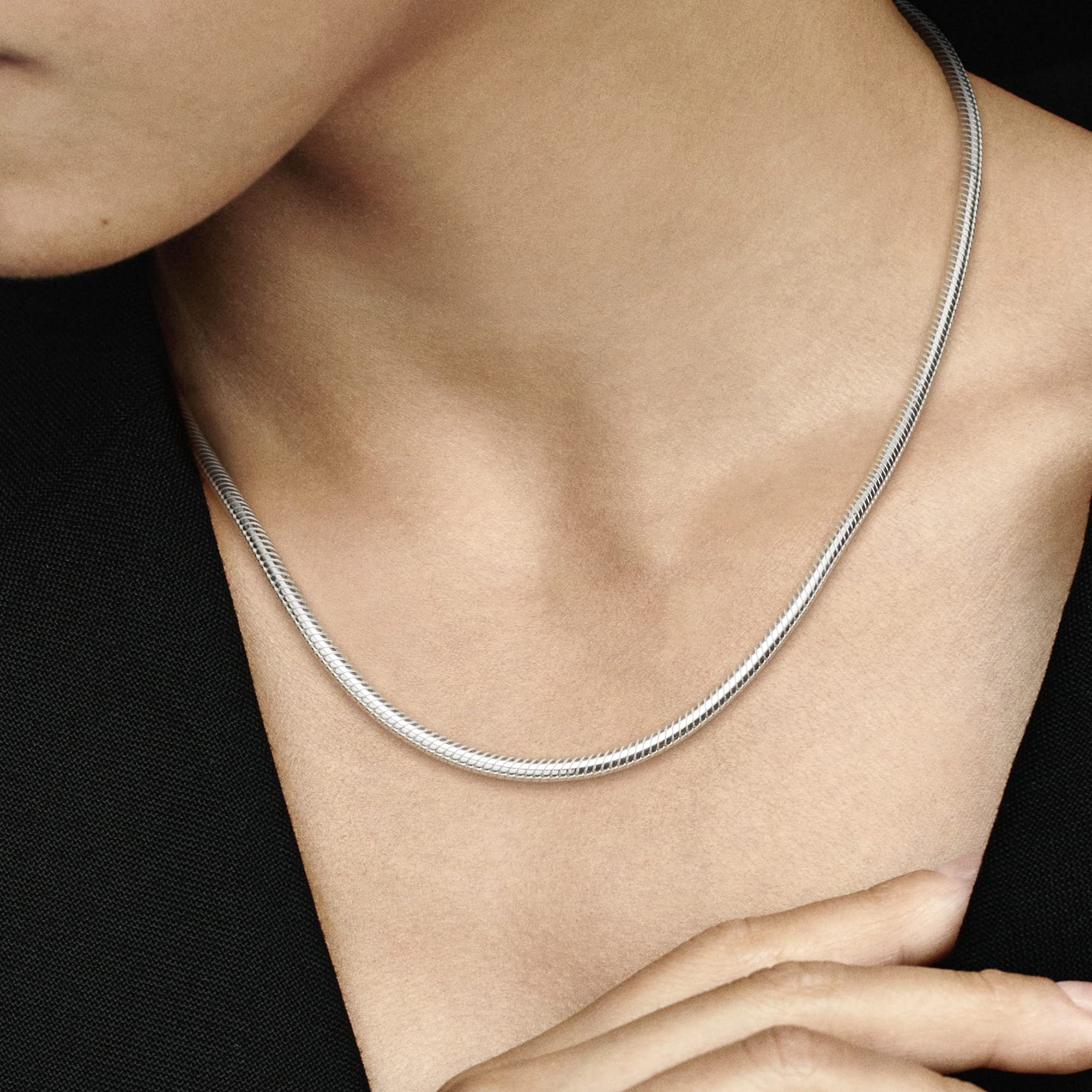 Foto 8 pulgar | Collar Pandora Iconic Snake Chain 590742hv- Venta Internacional