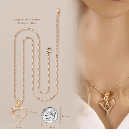 Foto 2 | Joyeria Xtellar Mujer Collare De Plata 925 Collares Rosas Dijes