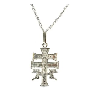 Foto 1 | Dije Xtellar De Cruz De Caravaca Plata Ley .925 Incluye Cadena