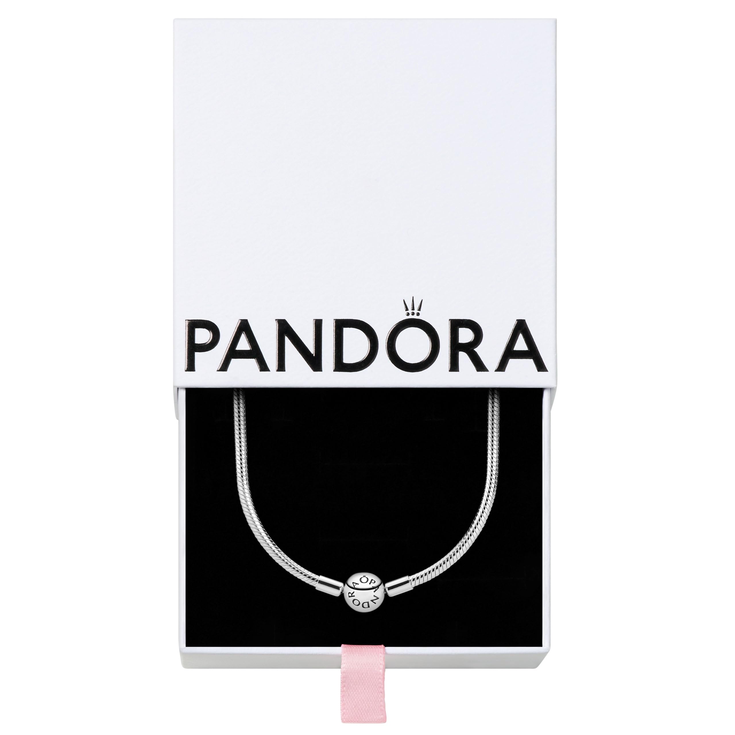 Foto 2 pulgar | Collar Pandora Classic Con Forma De Cadena Con Forma De Serpiente En Plata De Ley - Venta Internacional.