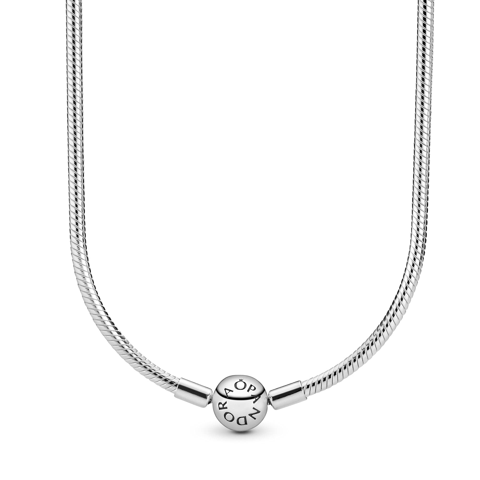 Foto 3 pulgar | Collar Pandora Classic Con Forma De Cadena Con Forma De Serpiente En Plata De Ley - Venta Internacional.