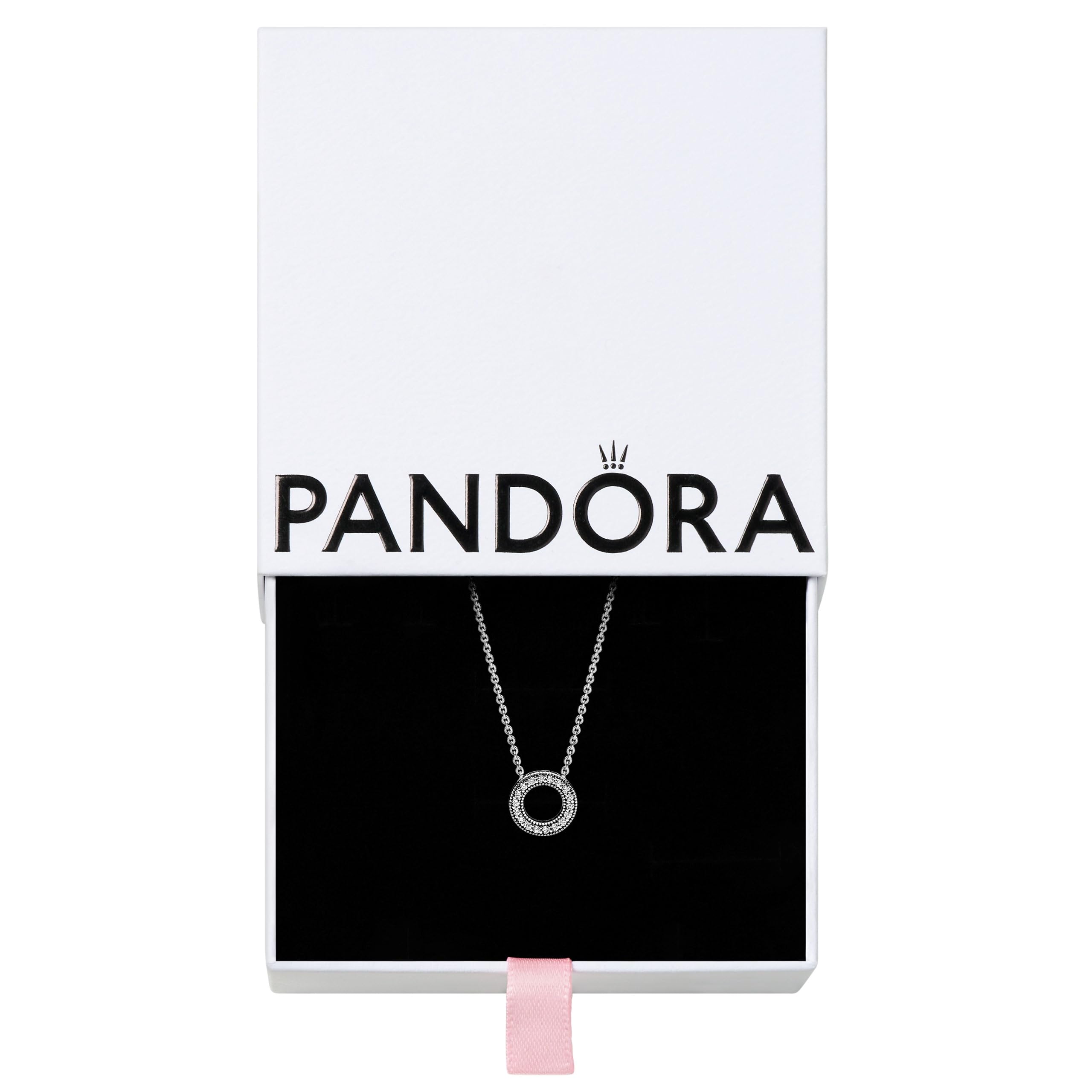 Collar Pandora Hearts Of Pandora Con Circonitas Cúbicas - Venta Internacional.