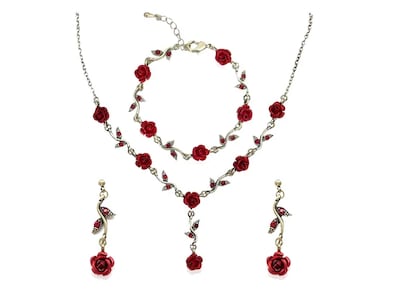 Foto 1 | Conjunto Xtellar De Joyas Para Mujer Collar Y Aretes Y Pulsera