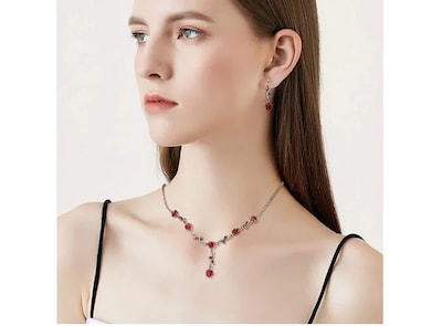 Foto 3 | Conjunto Xtellar De Joyas Para Mujer Collar Y Aretes Y Pulsera