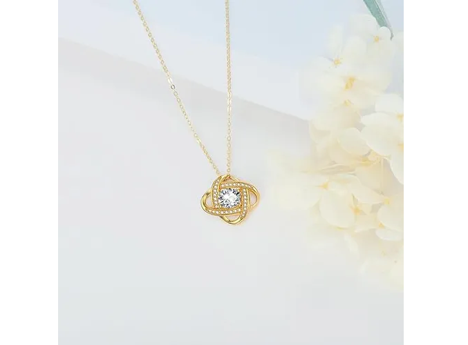 Foto 5 | Collar Xtellar Romántico Corazón Eterno Circón Cobre 46 Cm
