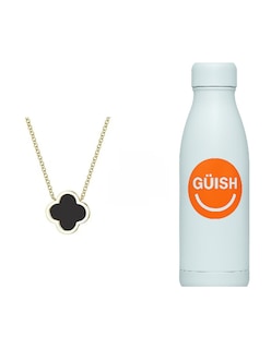 Foto 1 | Buena Suerte Colgante Negro + Gratis Termo Güish De Regalo