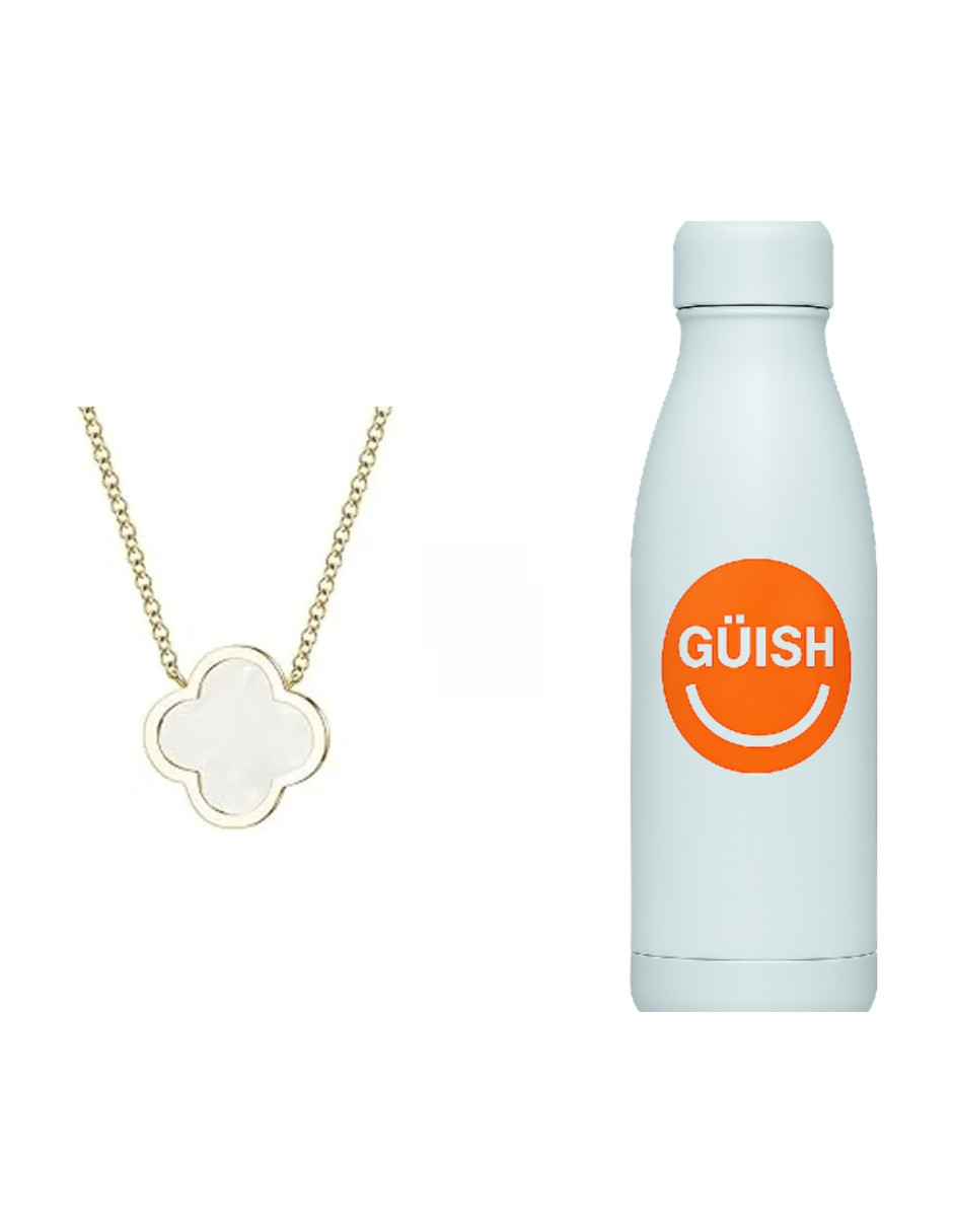 Foto 1 | Buena Suerte Colgante Blanco + Gratis Termo Güish De Regalo