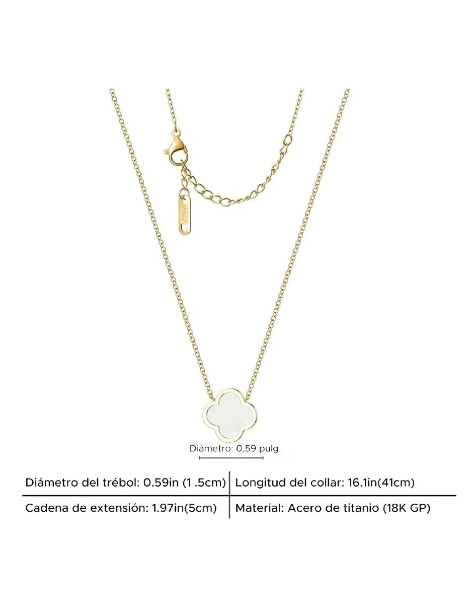 Foto 5 pulgar | Buena Suerte Colgante Blanco + Gratis Termo Güish De Regalo
