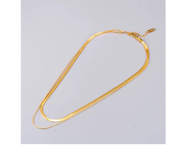 Foto 4 | Collar Xtellar Multicapa Cadena De Oro 14k Joyería Nice