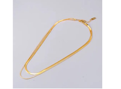 Foto 4 | Collar Xtellar Multicapa Cadena De Oro 14k Joyería Nice