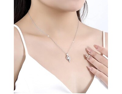Foto 5 | Collar y Aretes de Plata Xtellar 3 Piezas