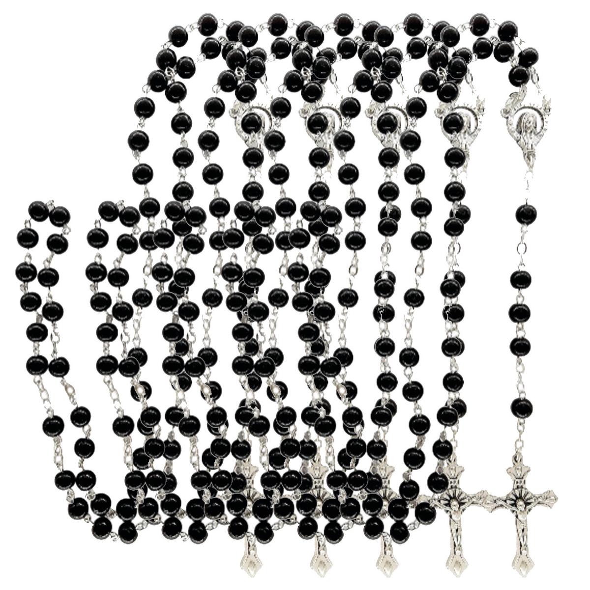 Rosarios De Madera Mxvah-005high Monaco 5 Piezas Negro