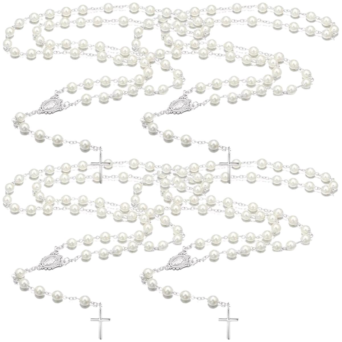 Collar Religiosos Mxvnh-004high Monaco 4 Piezas Blanco