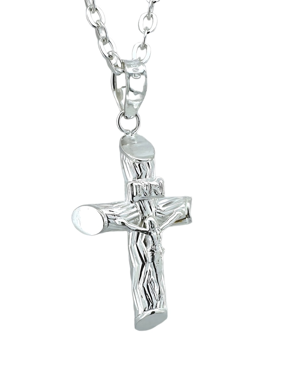 Foto 2 pulgar | Collar Zvezda De Plata .925 Diseño De Cruz Chica