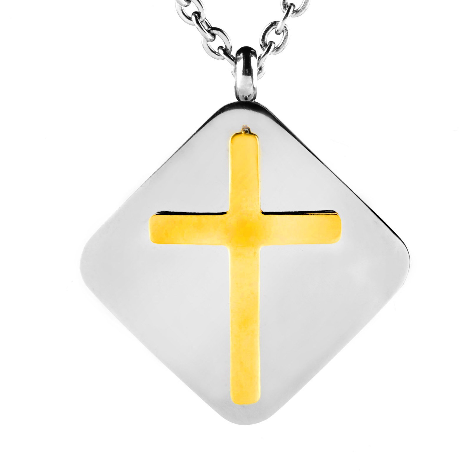 Foto 2 pulgar | Collar West Coast Jewelry Elya De Acero Inoxidable Chapado En Oro - Venta Internacional.