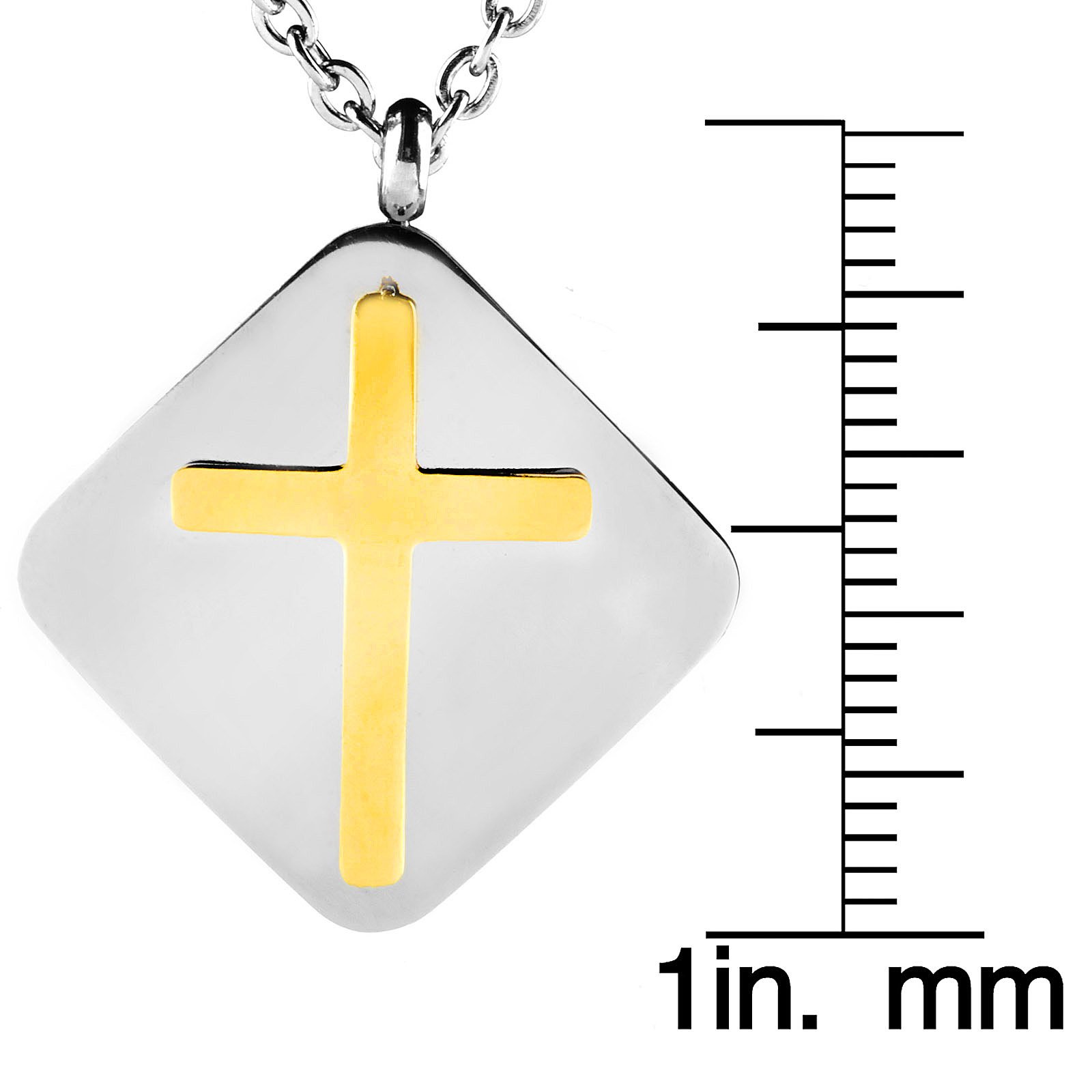 Foto 3 | Collar West Coast Jewelry Elya De Acero Inoxidable Chapado En Oro - Venta Internacional.