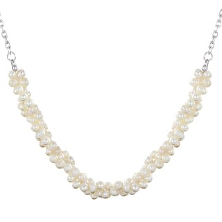 Foto 1 | Collar West Coast Jewelry Elya De Acero Inoxidable Con Perlas De Agua Dulce - Venta Internacional.