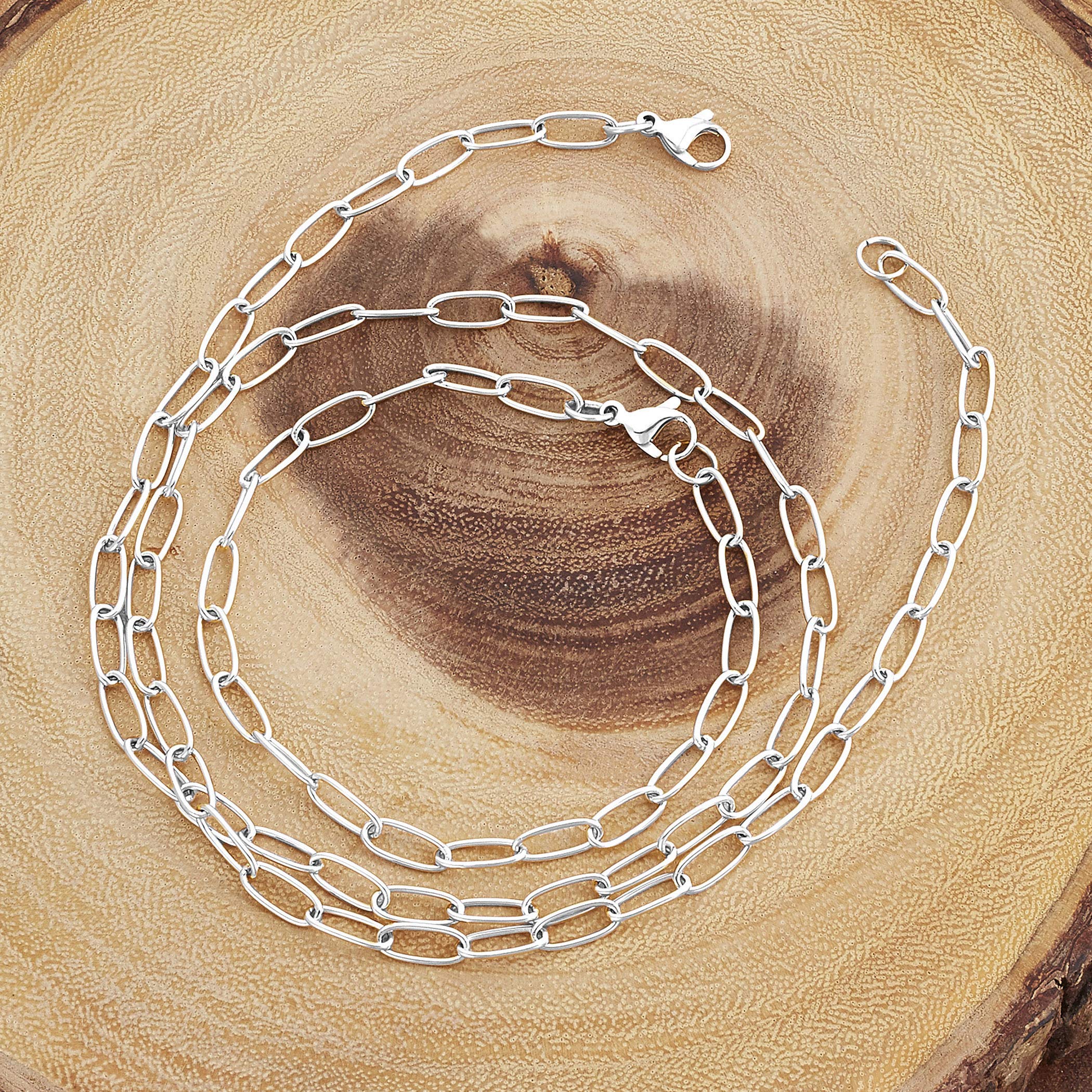 Foto 3 pulgar | Collar Con Clip De Acero Inoxidable West Coast Jewelry Elya - Venta Internacional.