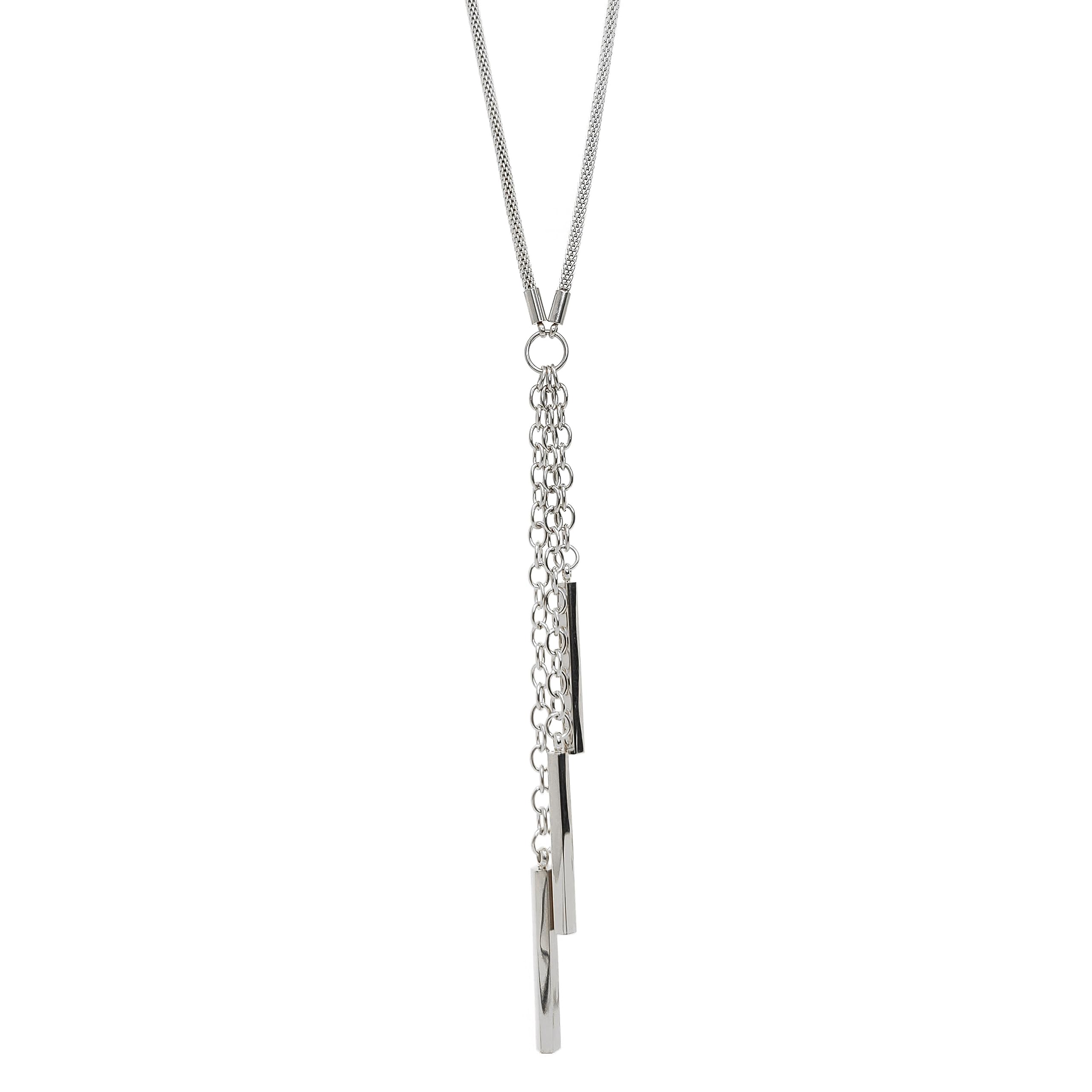 Foto 4 pulgar | Collar Tipo Lazo West Coast Jewelry De Acero Inoxidable Para Mujer - Venta Internacional.