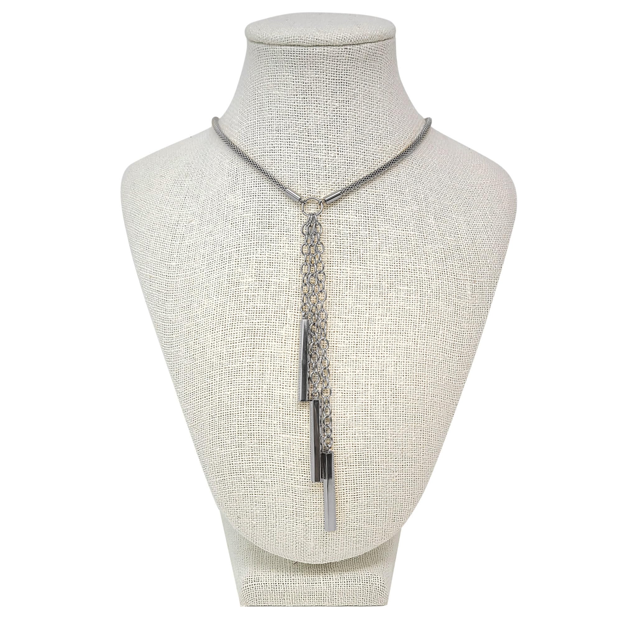 Foto 4 | Collar Tipo Lazo West Coast Jewelry De Acero Inoxidable Para Mujer - Venta Internacional.