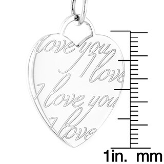 Foto 3 | Collar De Acero Inoxidable West Coast Jewelry Elya «i Love You» - Venta Internacional.