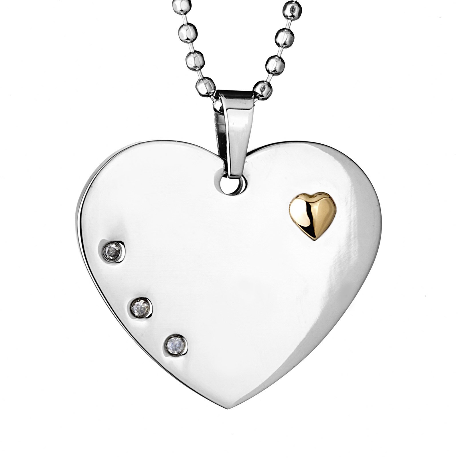 Foto 1 | Collar West Coast Jewelry Elya De Acero Inoxidable Chapado En Oro - Venta Internacional.