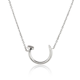 Foto 1 | Collar De Acero Inoxidable Con Forma De Clavo Elya De West Coast Jewelry - Venta Internacional.
