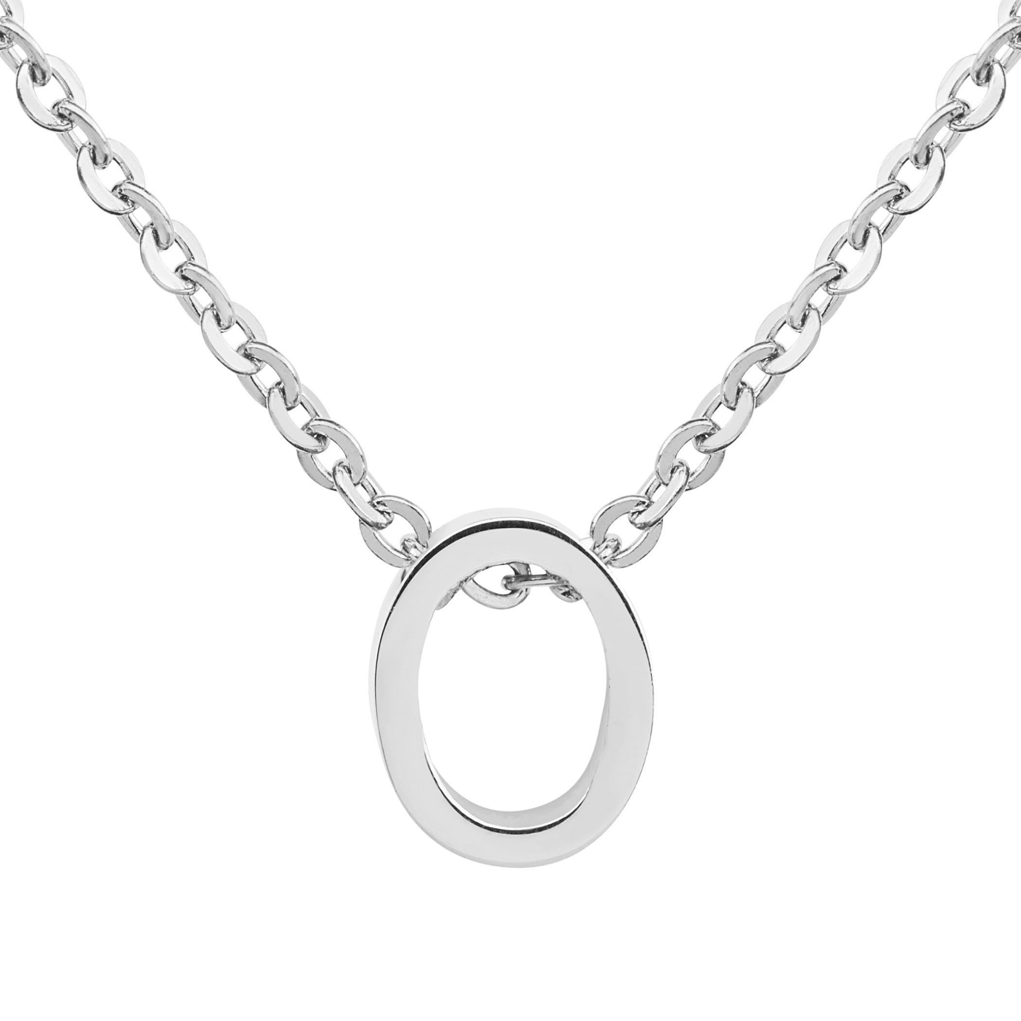 Foto 2 pulgar | Collar West Coast Jewelry Elya De Acero Inoxidable Letra O - Venta Internacional.