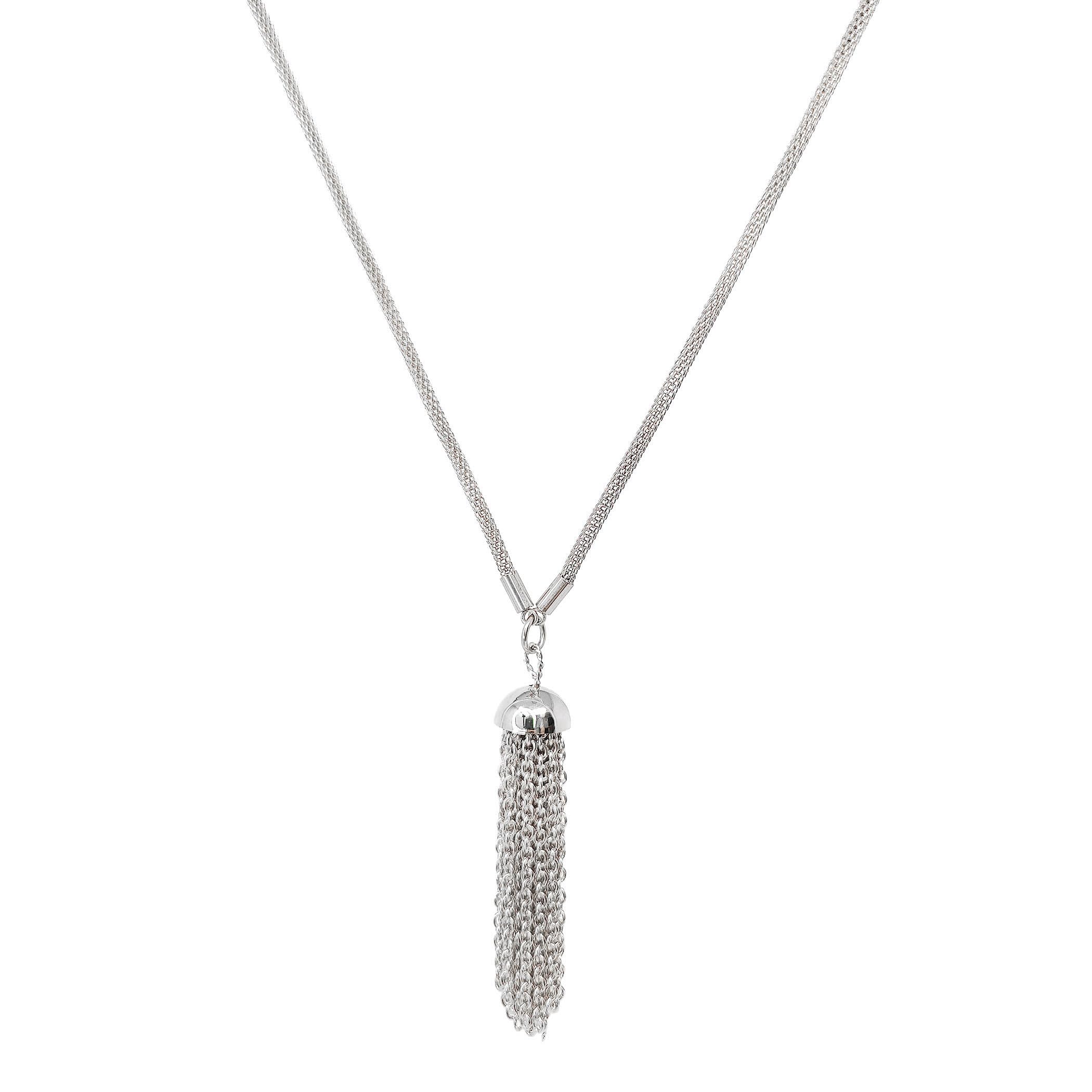 Foto 2 pulgar | Collar West Coast Jewelry Lariat De Acero Inoxidable Para Mujer - Venta Internacional.