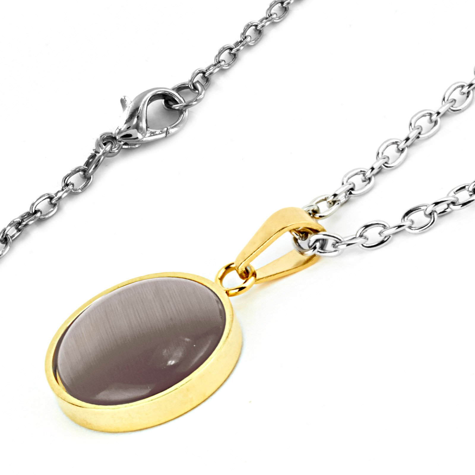 Foto 3 pulgar | Collar West Coast Jewelry De Acero Inoxidable Chapado En Oro - Venta Internacional.
