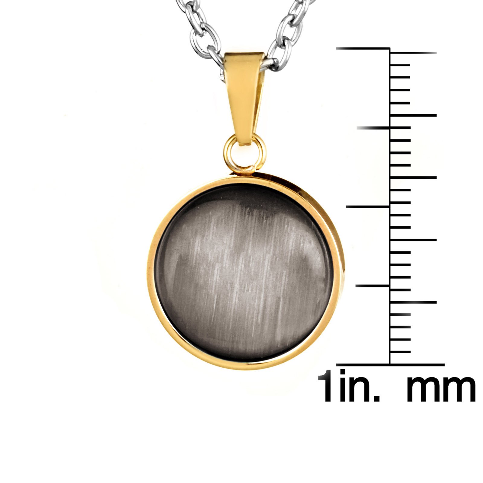 Foto 4 pulgar | Collar West Coast Jewelry De Acero Inoxidable Chapado En Oro - Venta Internacional.