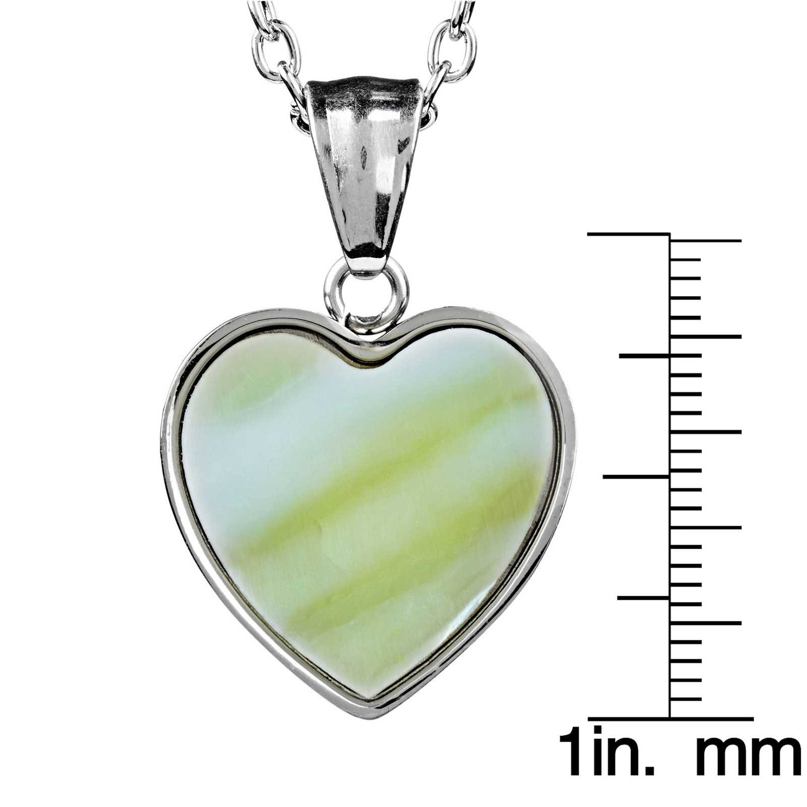 Foto 3 | Collar Con Colgante En Forma De Corazón De Acero Inoxidable De West Coast Jewelry - Venta Internacional.