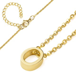 Foto 2 | Collar West Coast Jewelry Elya En Oro De 18 Quilates Con La Letra Inicial O - Venta Internacional.